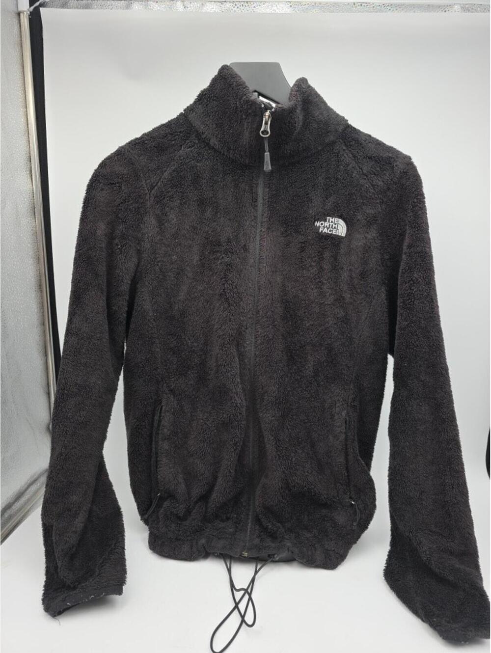The North Face Jacket Womens Large Black Osito Fleece Full Zip High Pile Soft